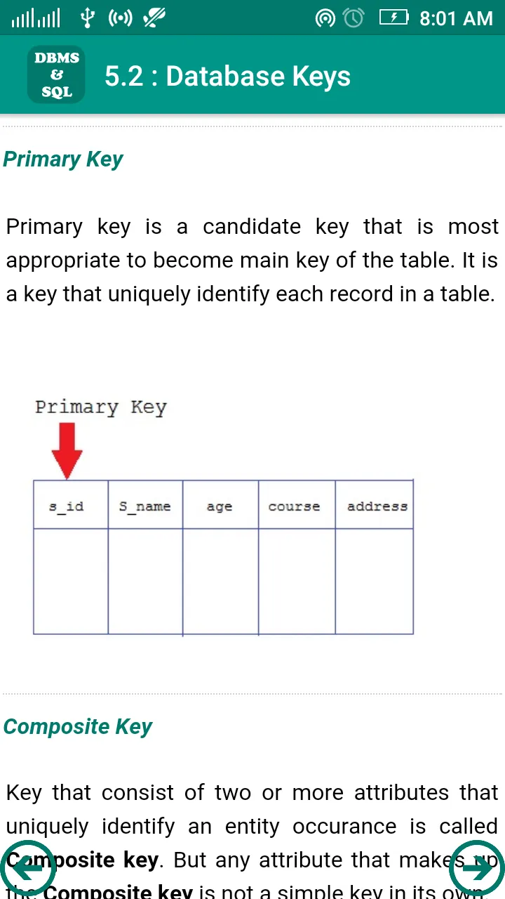 Learn DBMS | Indus Appstore | Screenshot