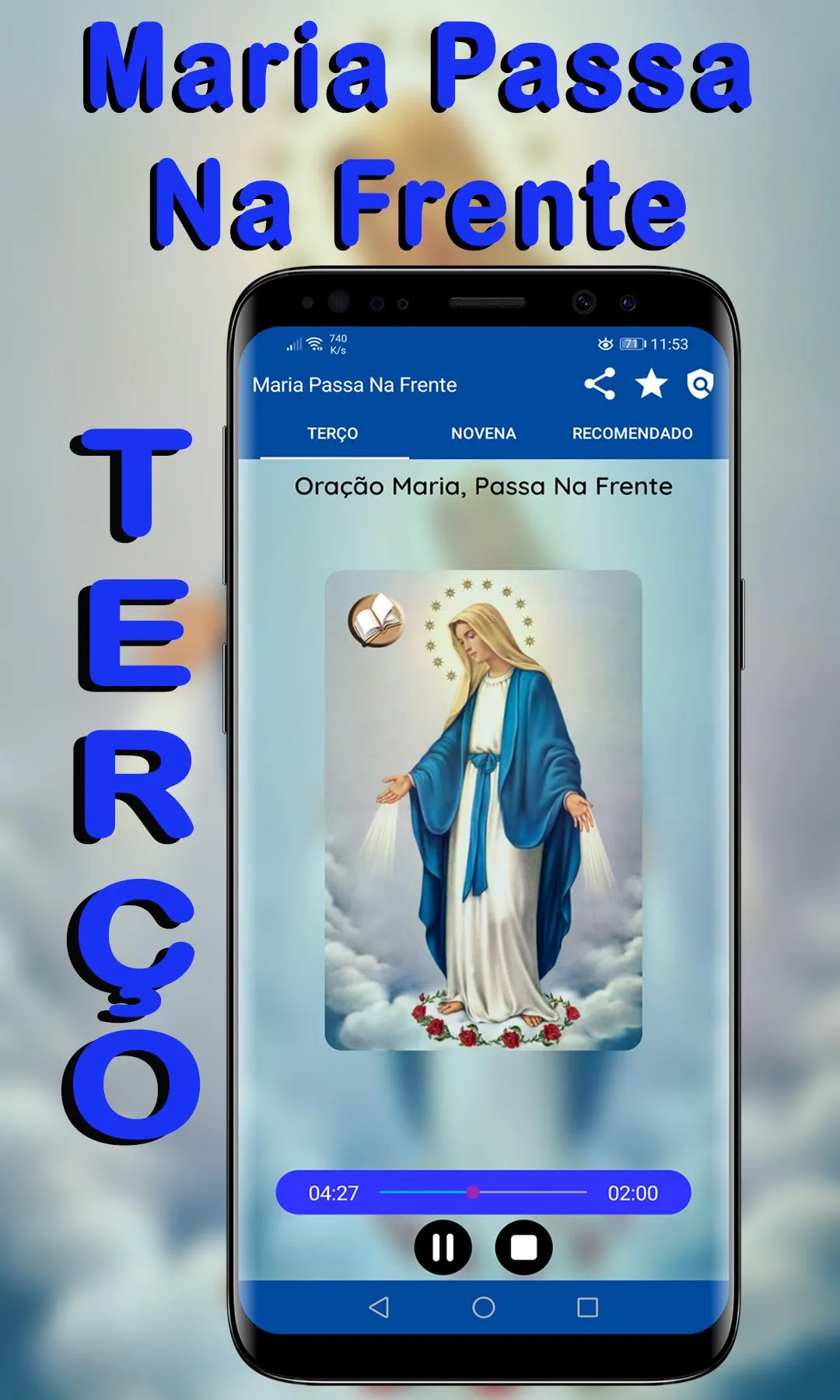 Maria Passa Na Frente Oração | Indus Appstore | Screenshot