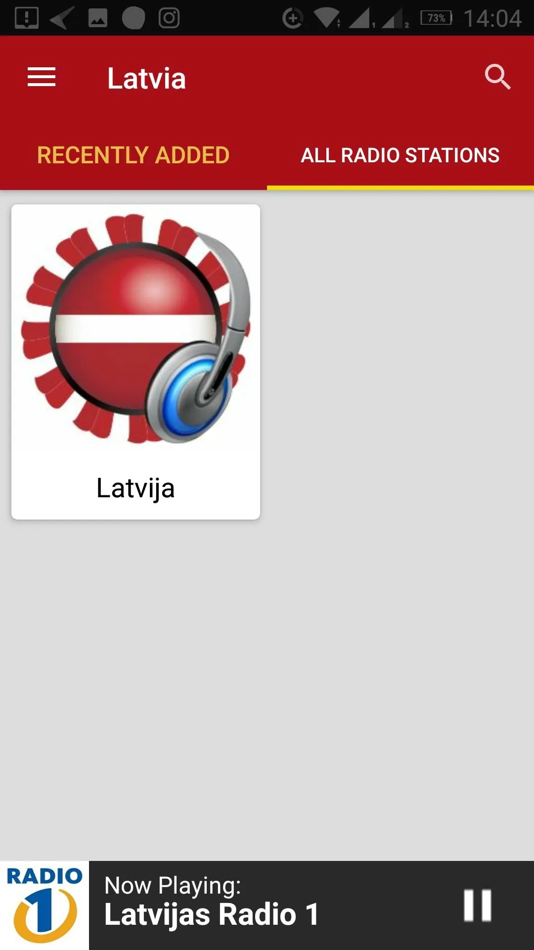 Latvian Radio Stations | Indus Appstore | Screenshot