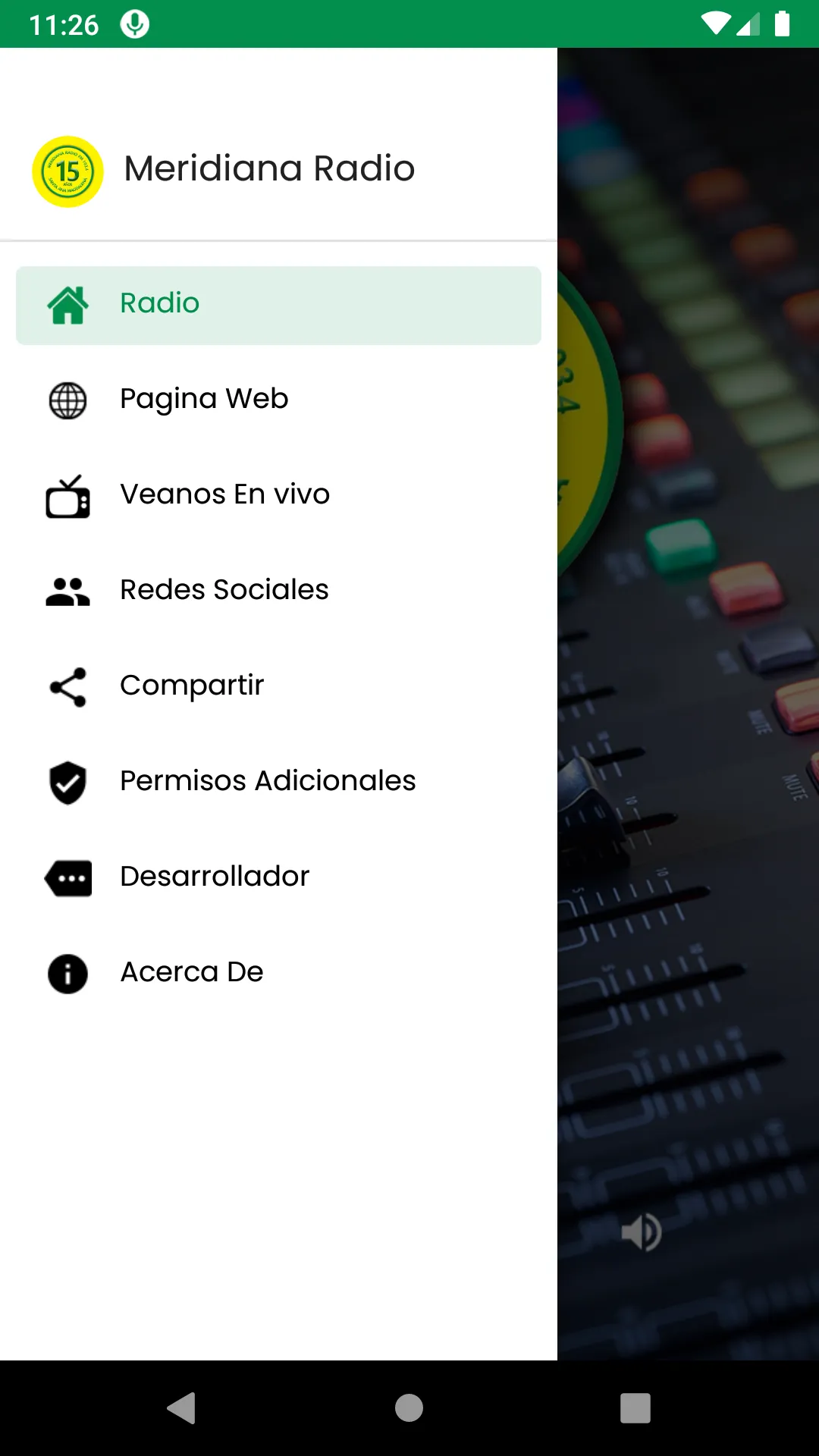 Meridiana Radio | Indus Appstore | Screenshot