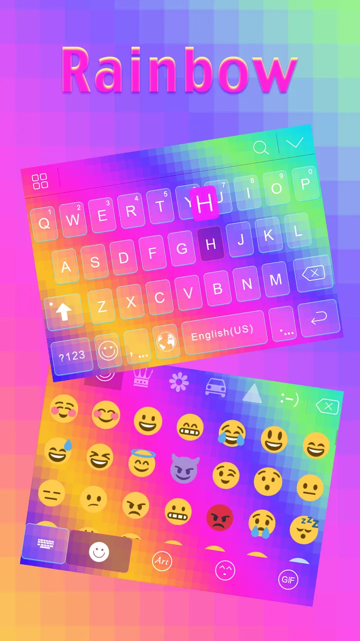 rainbow Theme | Indus Appstore | Screenshot