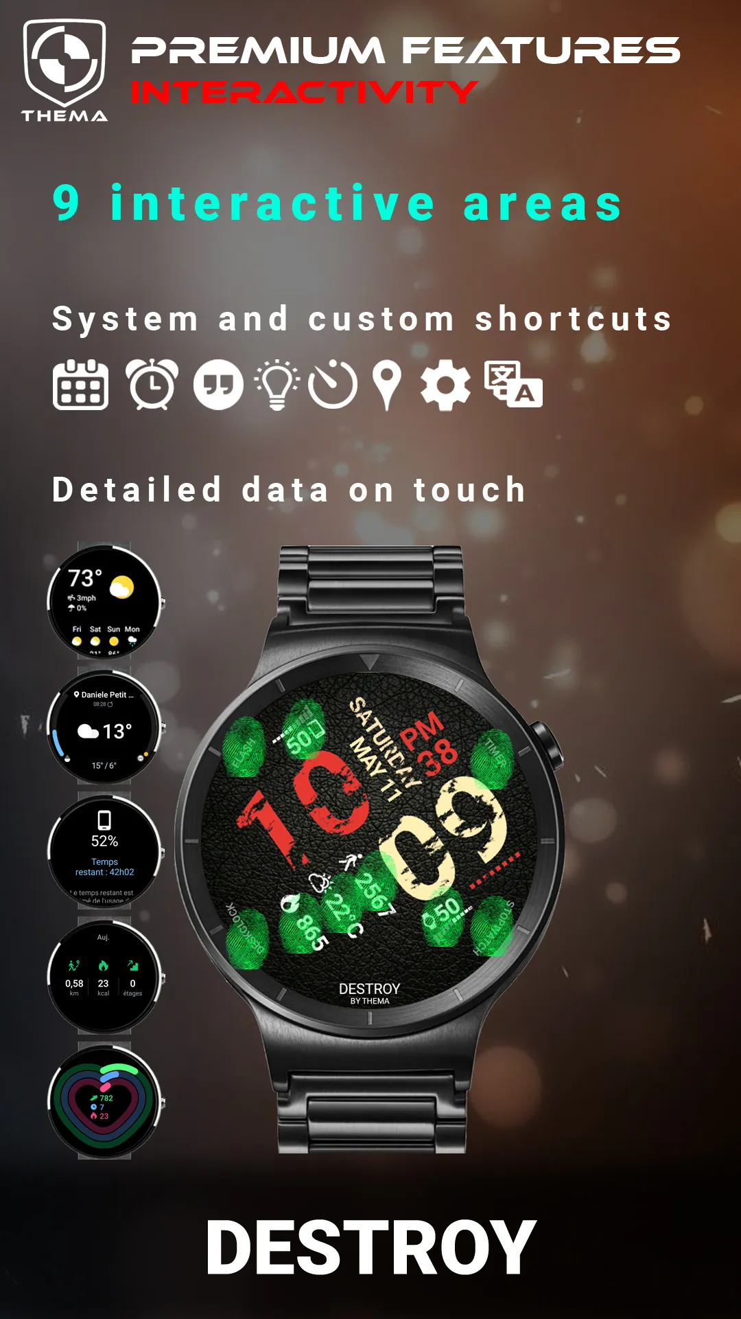 Destroy Watch Face | Indus Appstore | Screenshot