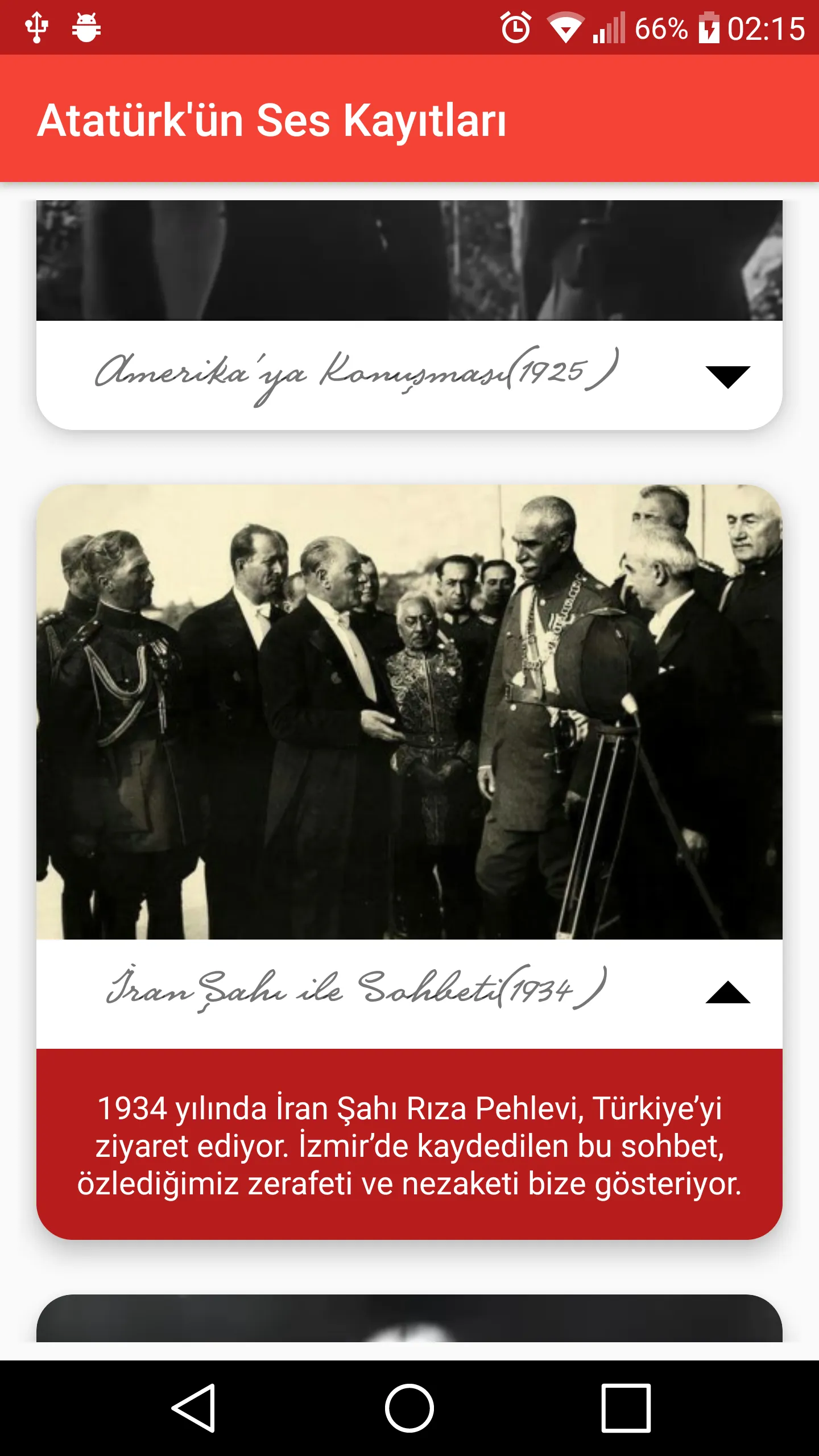 Atatürk'ün Ses Kayıtları | Indus Appstore | Screenshot