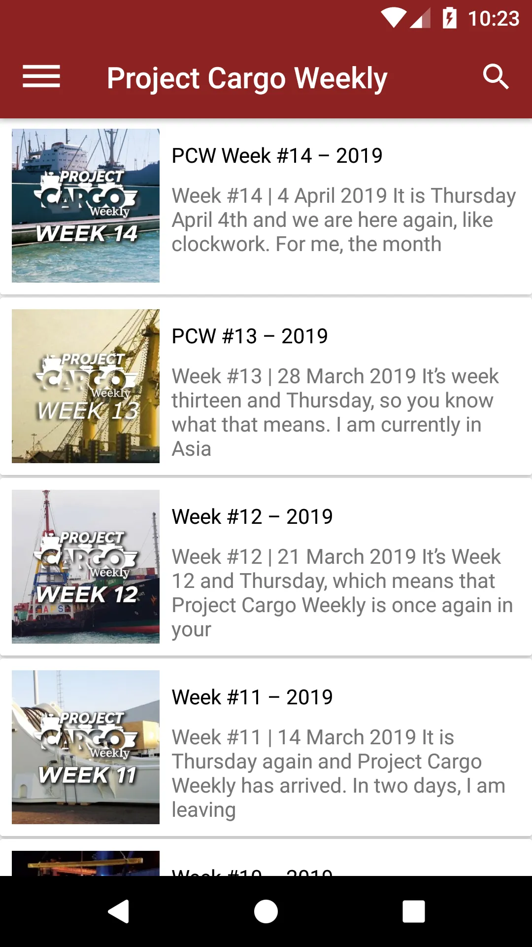 Project Cargo Weekly | Indus Appstore | Screenshot