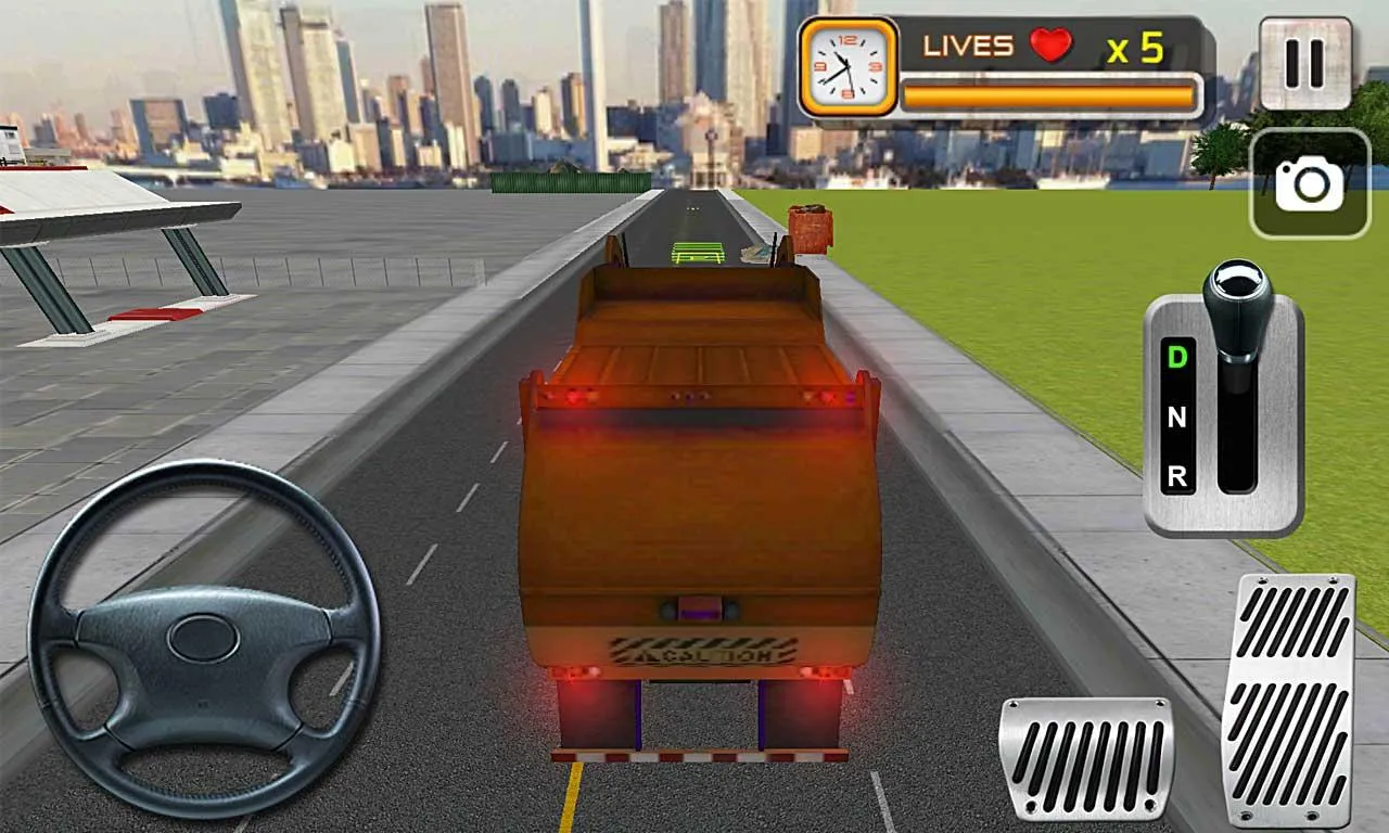 3D Garbage Truck Driver | Indus Appstore | Screenshot