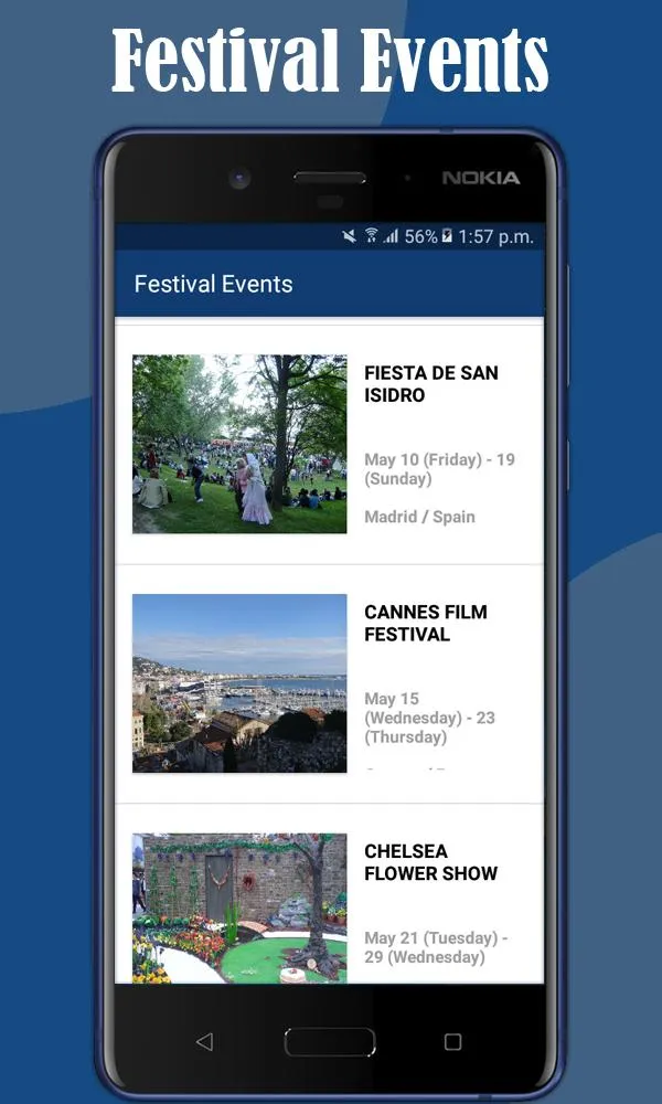 Upcoming Events | Indus Appstore | Screenshot