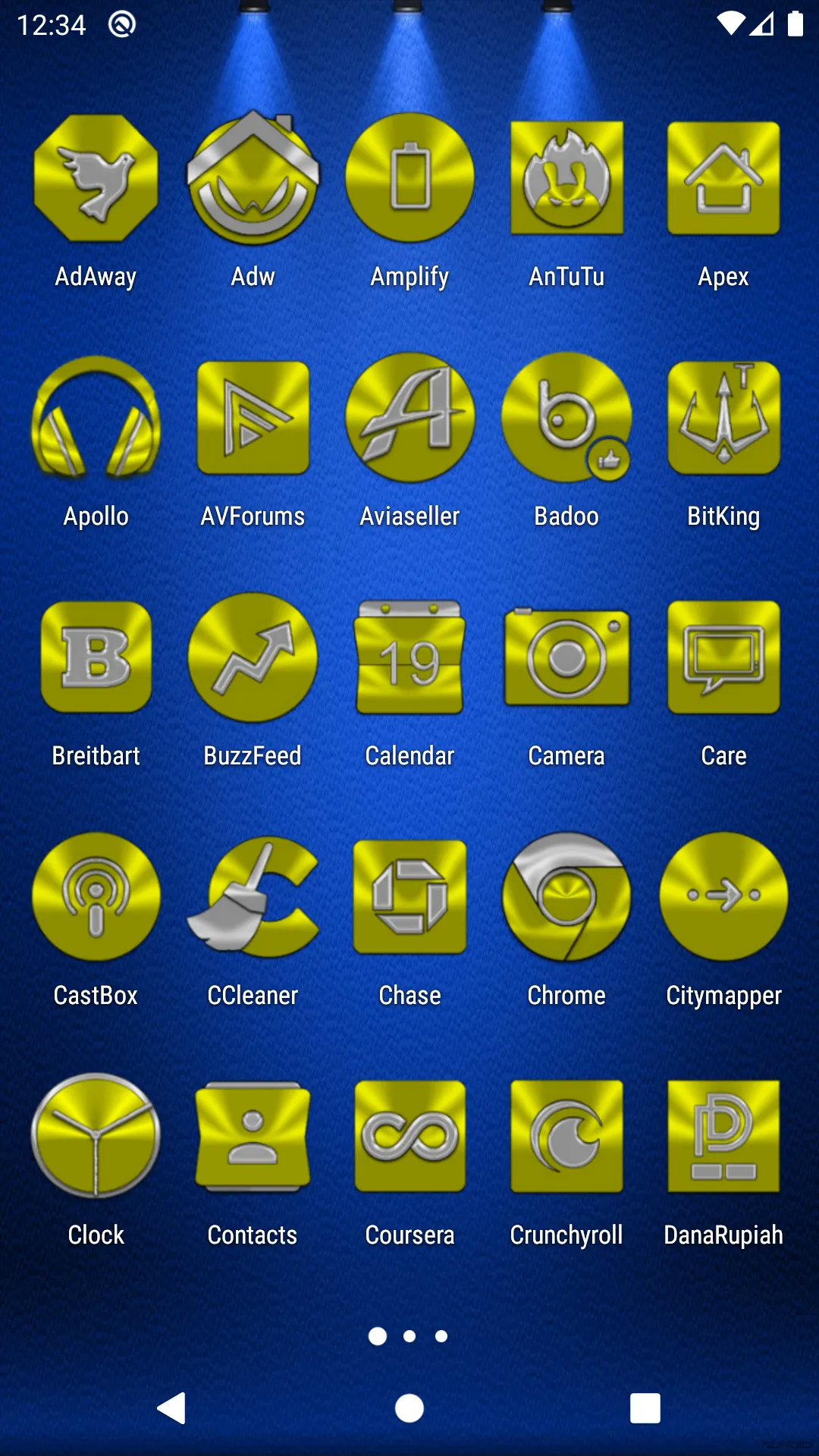 Yellow Icon Pack | Indus Appstore | Screenshot