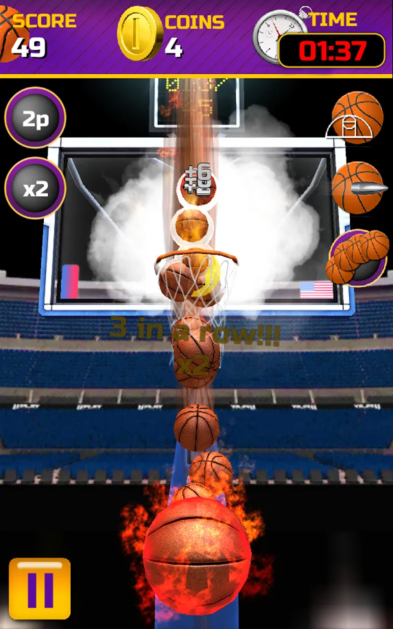 Swipe Basketball | Indus Appstore | Screenshot