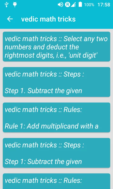 Special Math Trick | Indus Appstore | Screenshot