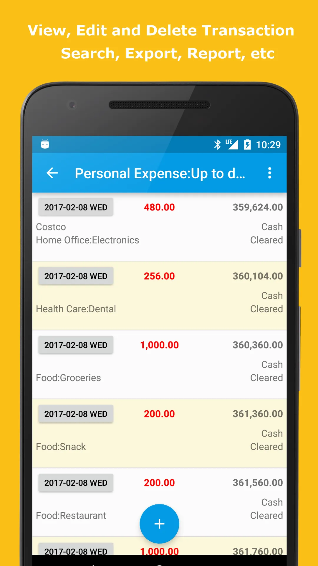 Expense Manager | Indus Appstore | Screenshot