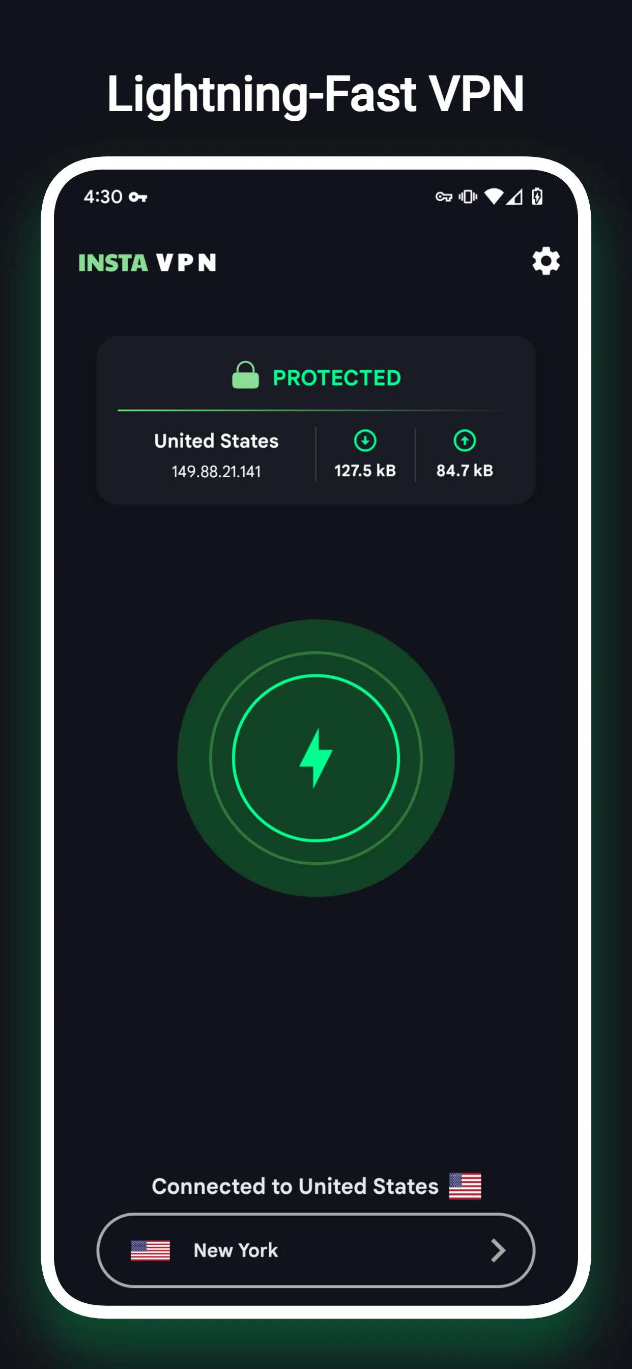 Insta VPN : Lightning Fast VPN | Indus Appstore | Screenshot