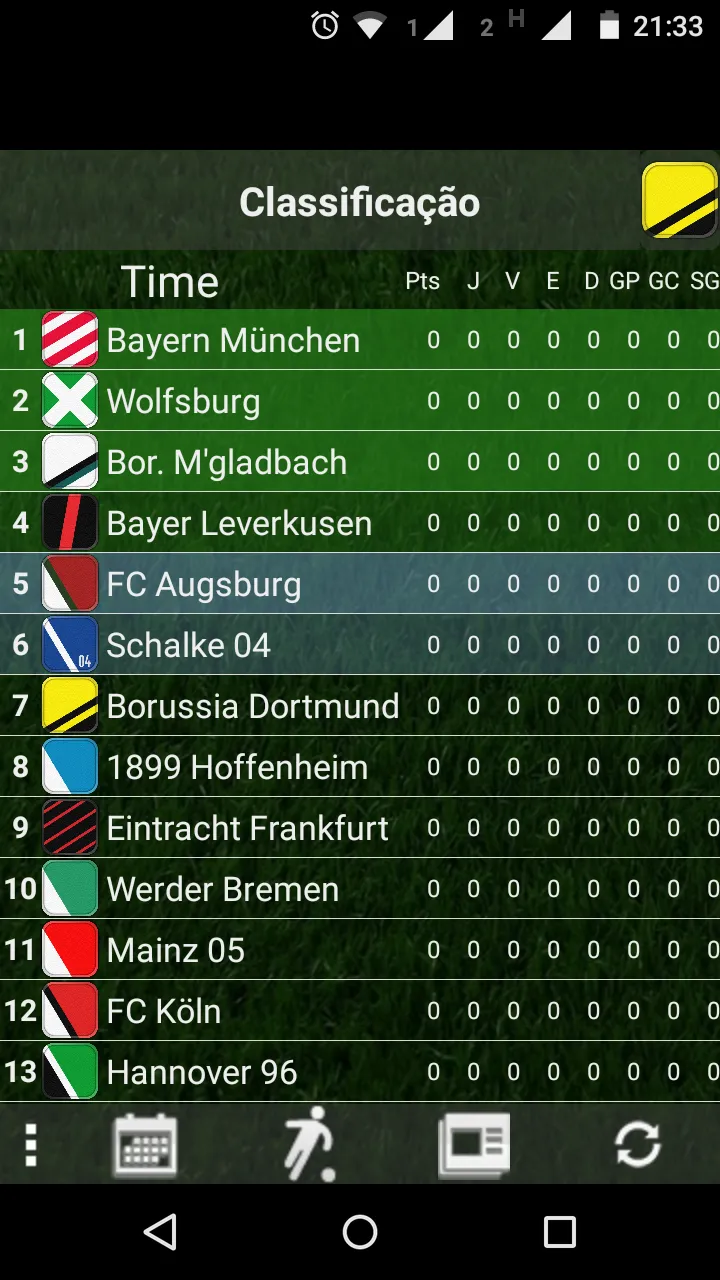 Table German League | Indus Appstore | Screenshot