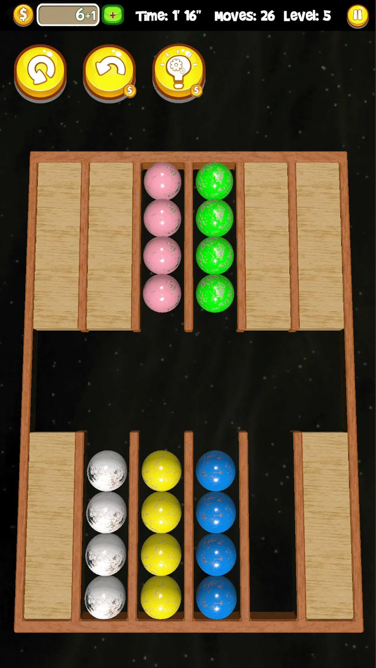 Brain Marbles ball sort puzzle | Indus Appstore | Screenshot