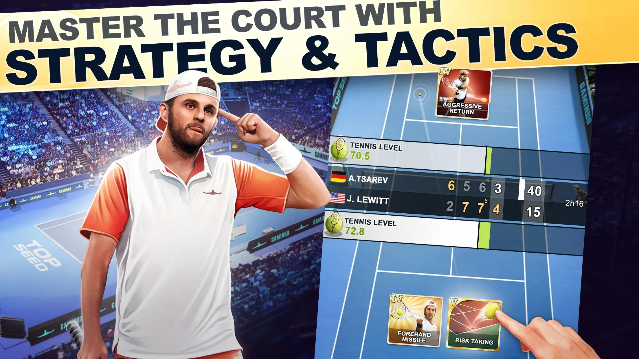 TOP SEED Tennis Manager 2024 | Indus Appstore | Screenshot