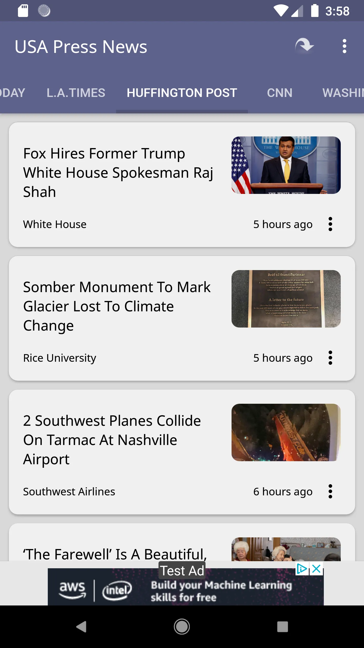 USA Press News | Indus Appstore | Screenshot