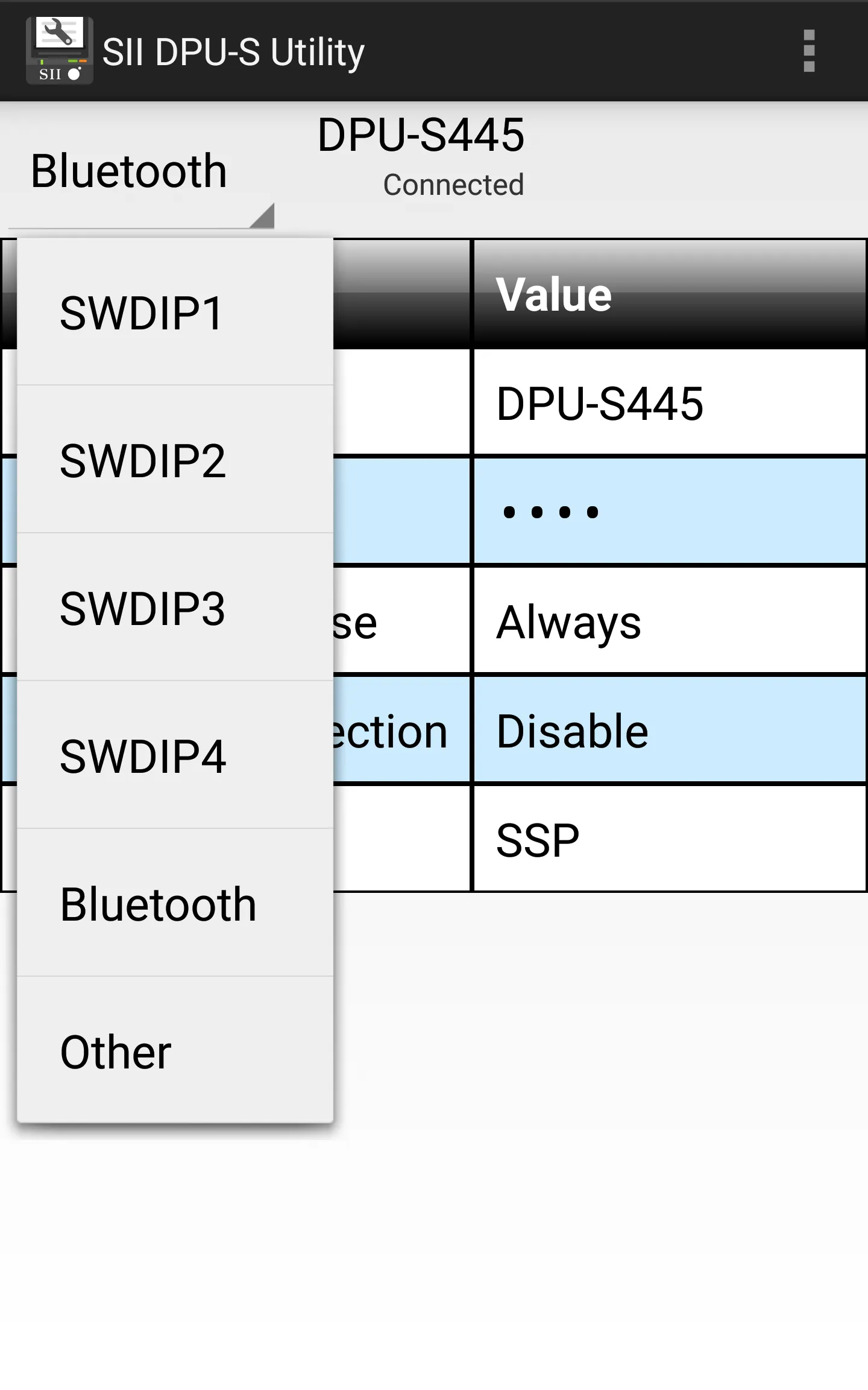 SII DPU-S Utility | Indus Appstore | Screenshot