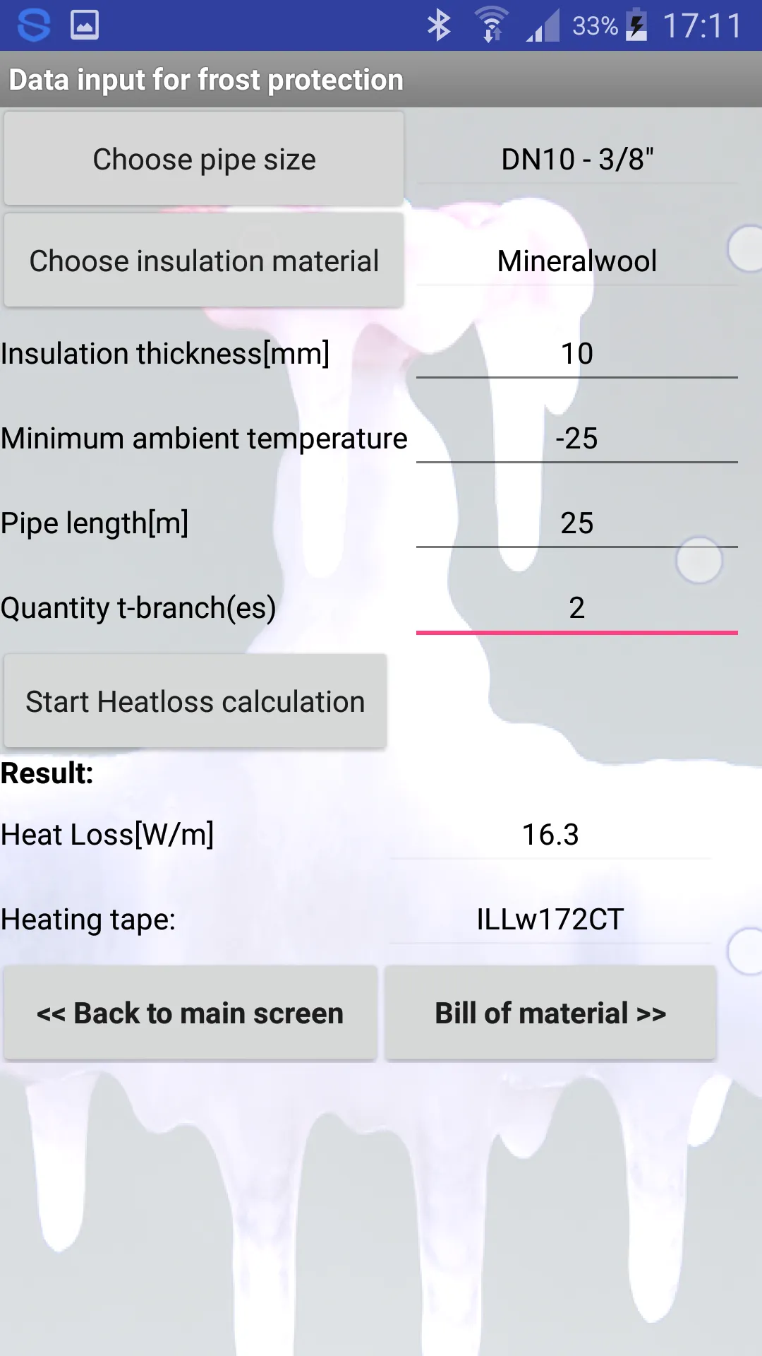 Frost protection & de-icing | Indus Appstore | Screenshot