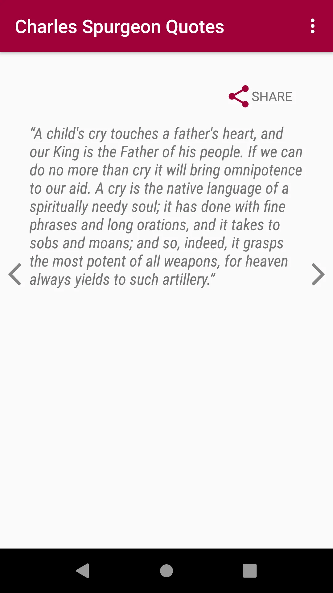 Charles Spurgeon Quotes | Indus Appstore | Screenshot