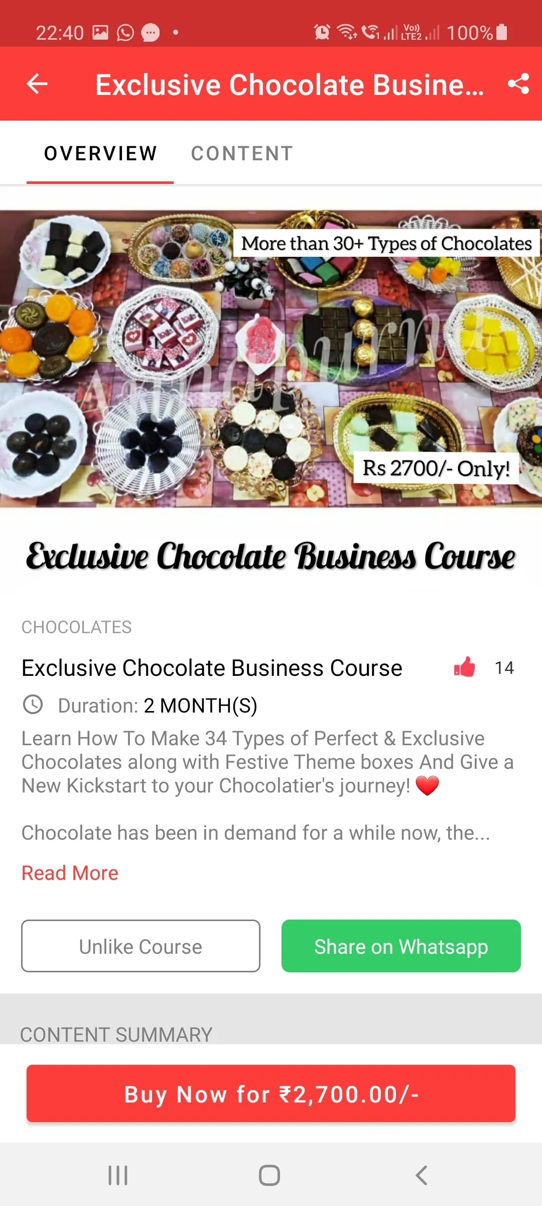 Annapurna Cooking Classes | Indus Appstore | Screenshot