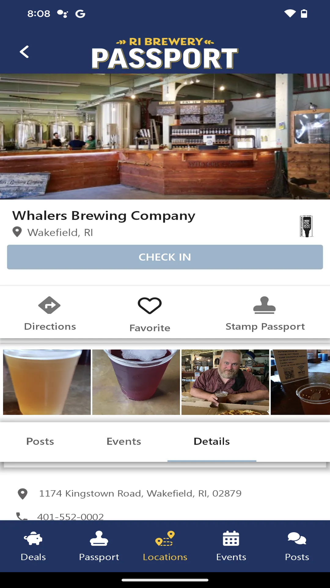 Rhode Island Brewery Passport | Indus Appstore | Screenshot