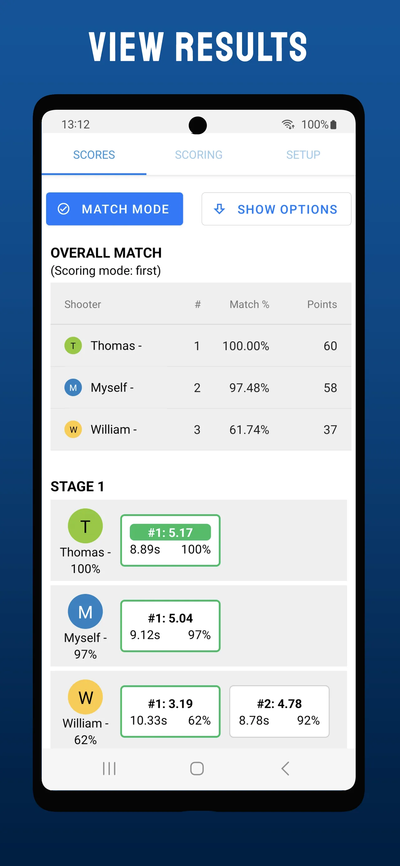 SimpleScoring IPSC | Indus Appstore | Screenshot