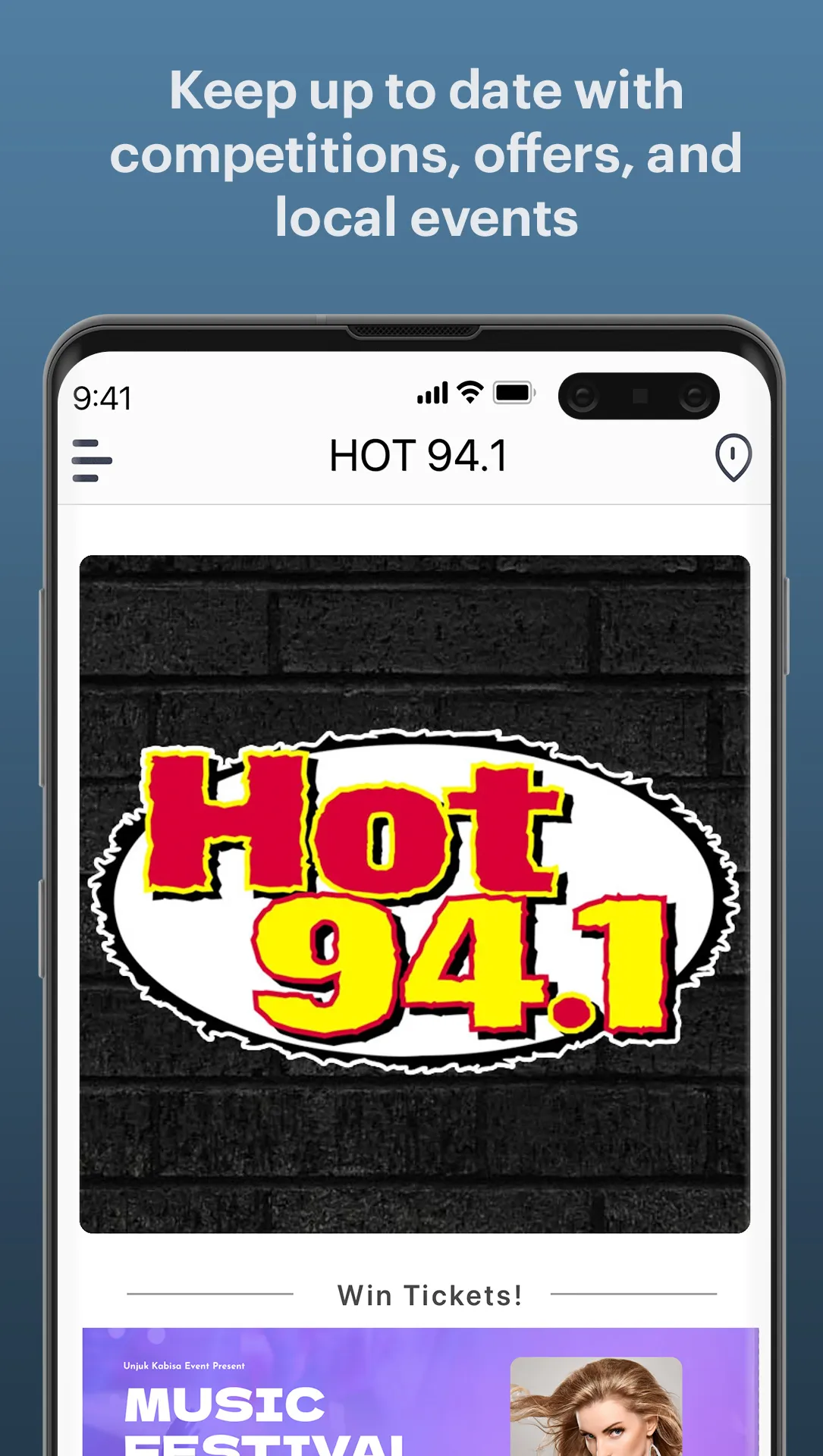 HOT 94.1 BAKERSFIELD | Indus Appstore | Screenshot