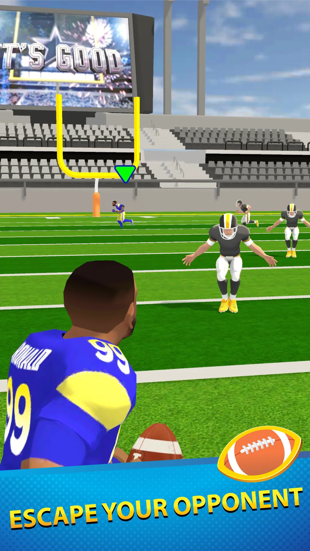 Hyper Touchdown 3D | Indus Appstore | Screenshot