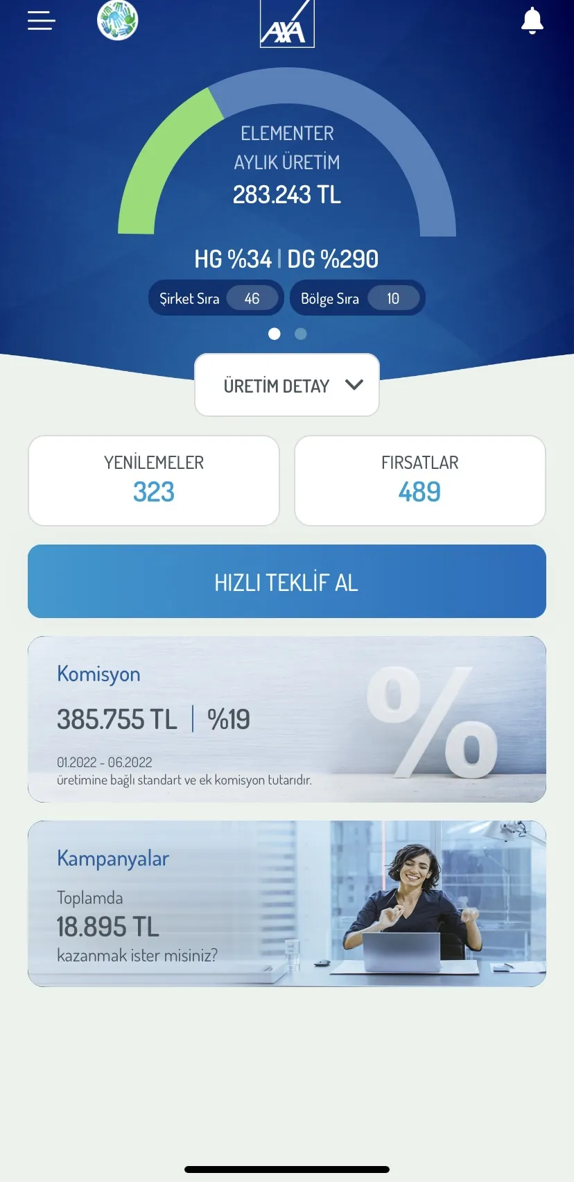 AXA Acentem | Indus Appstore | Screenshot