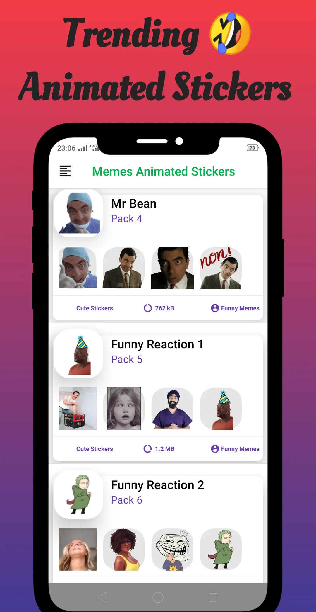 Memes Animated Stickers 2022 | Indus Appstore | Screenshot