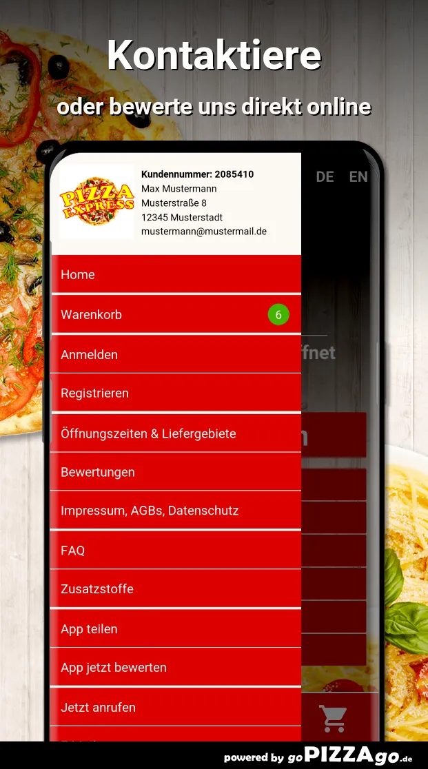 Pizza Express Ingolstadt | Indus Appstore | Screenshot