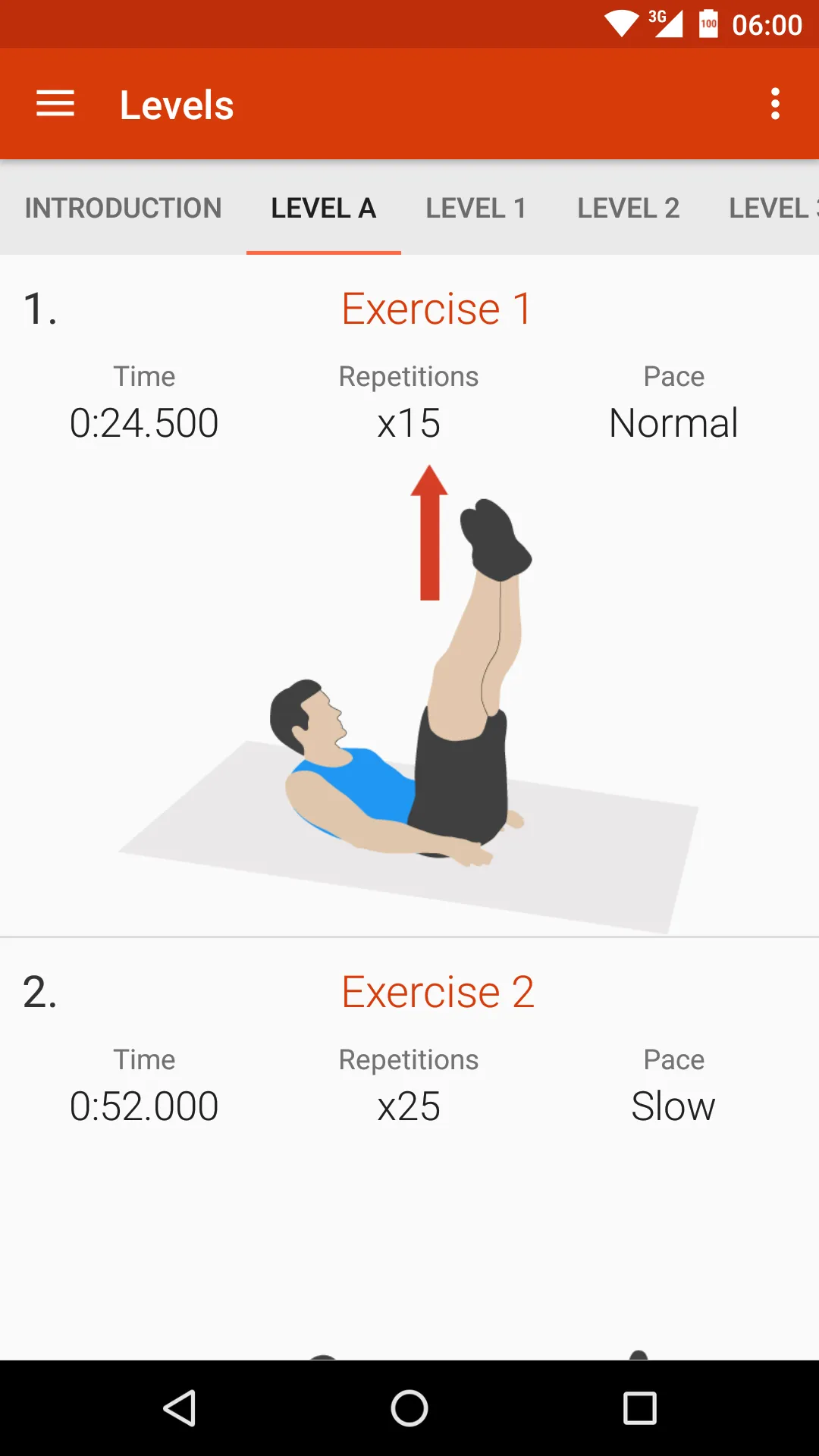 Abs workout ABS II - lose fat | Indus Appstore | Screenshot