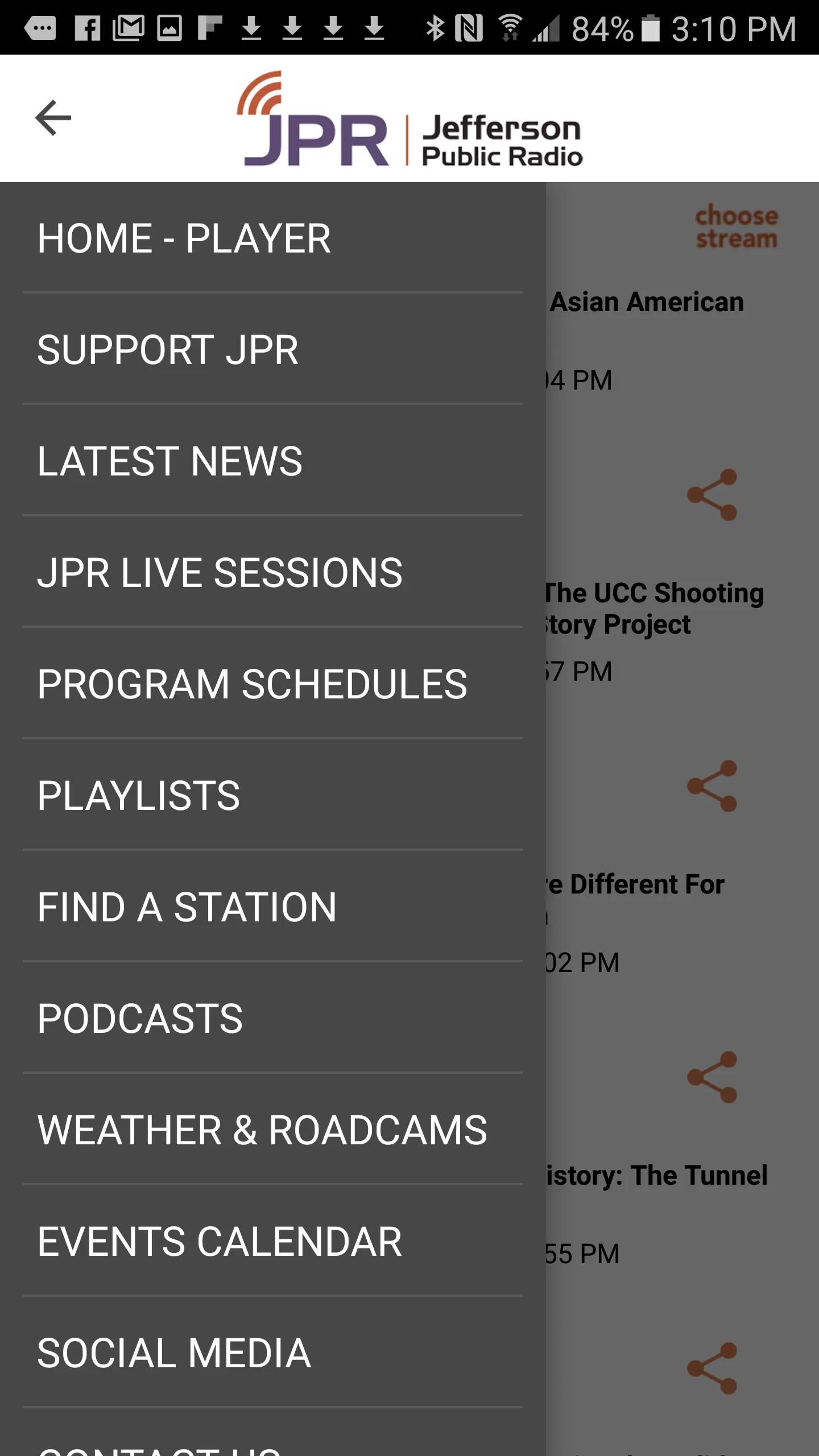 Jefferson Public Radio | Indus Appstore | Screenshot