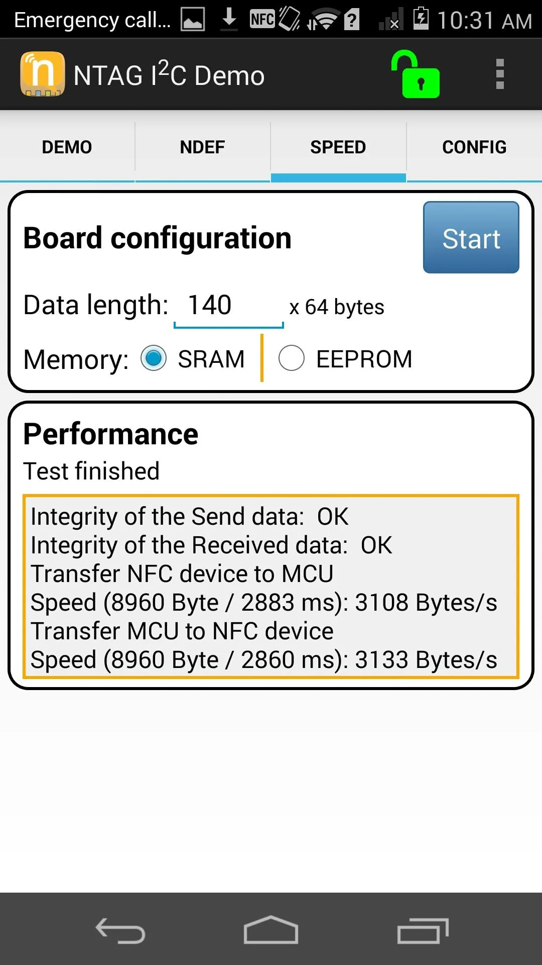 NTAG I2C Demoboard | Indus Appstore | Screenshot