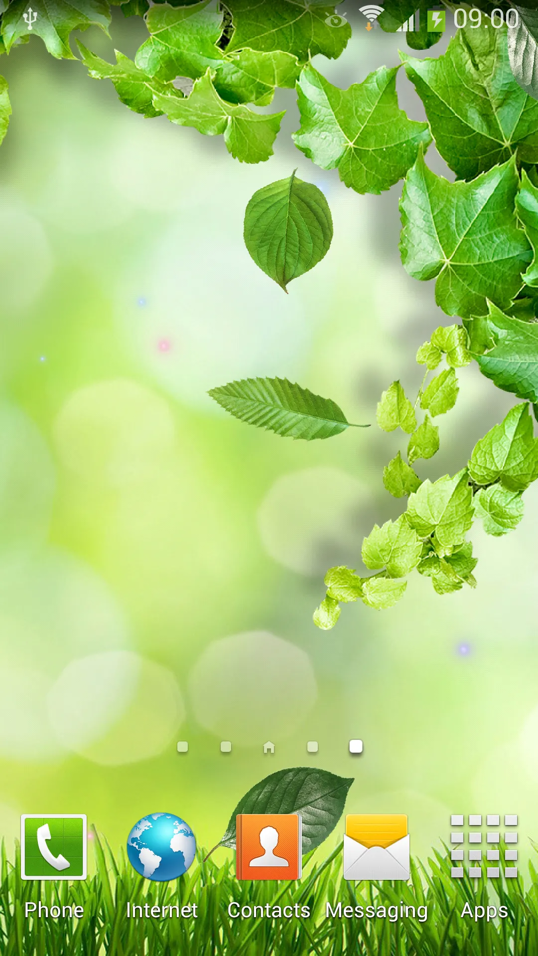 Leaf Live Wallpaper | Indus Appstore | Screenshot