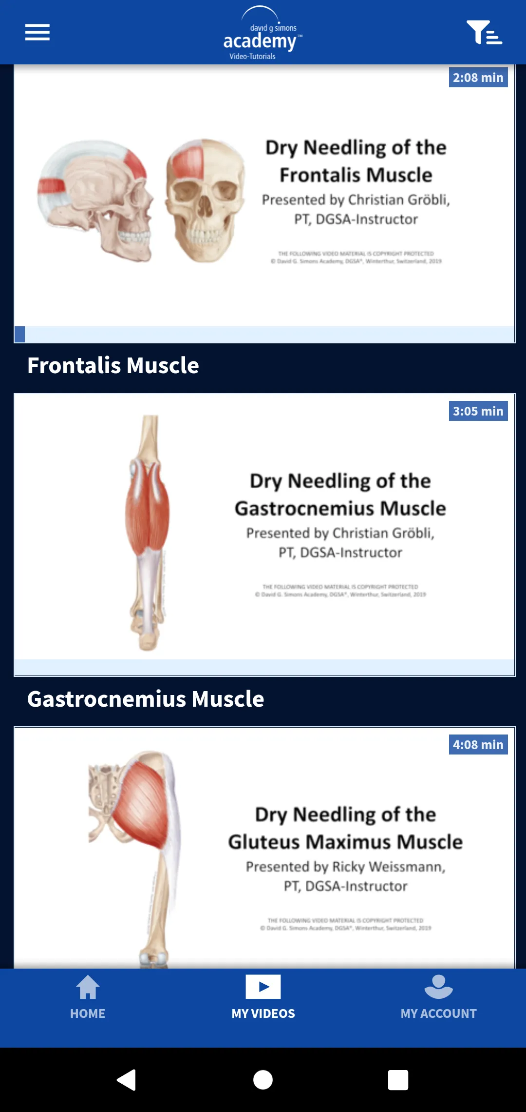 DGSA Dry Needling Videos | Indus Appstore | Screenshot