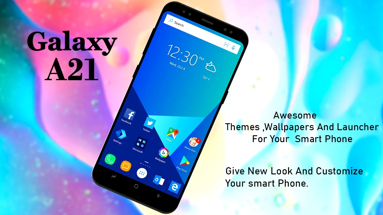 Samsung A21 launcher & Themes | Indus Appstore | Screenshot