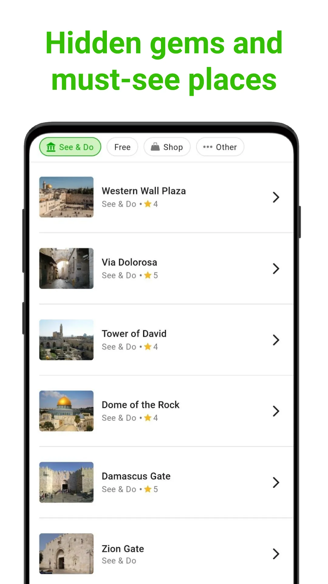 Jerusalem SmartGuide | Indus Appstore | Screenshot