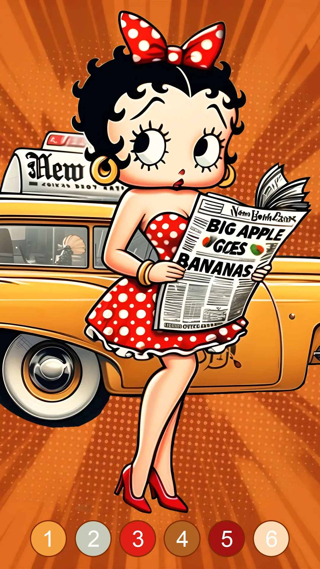 Betty Boop Vintage Coloring | Indus Appstore | Screenshot