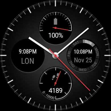 Wear Chronograph Watch Face | Indus Appstore | Screenshot