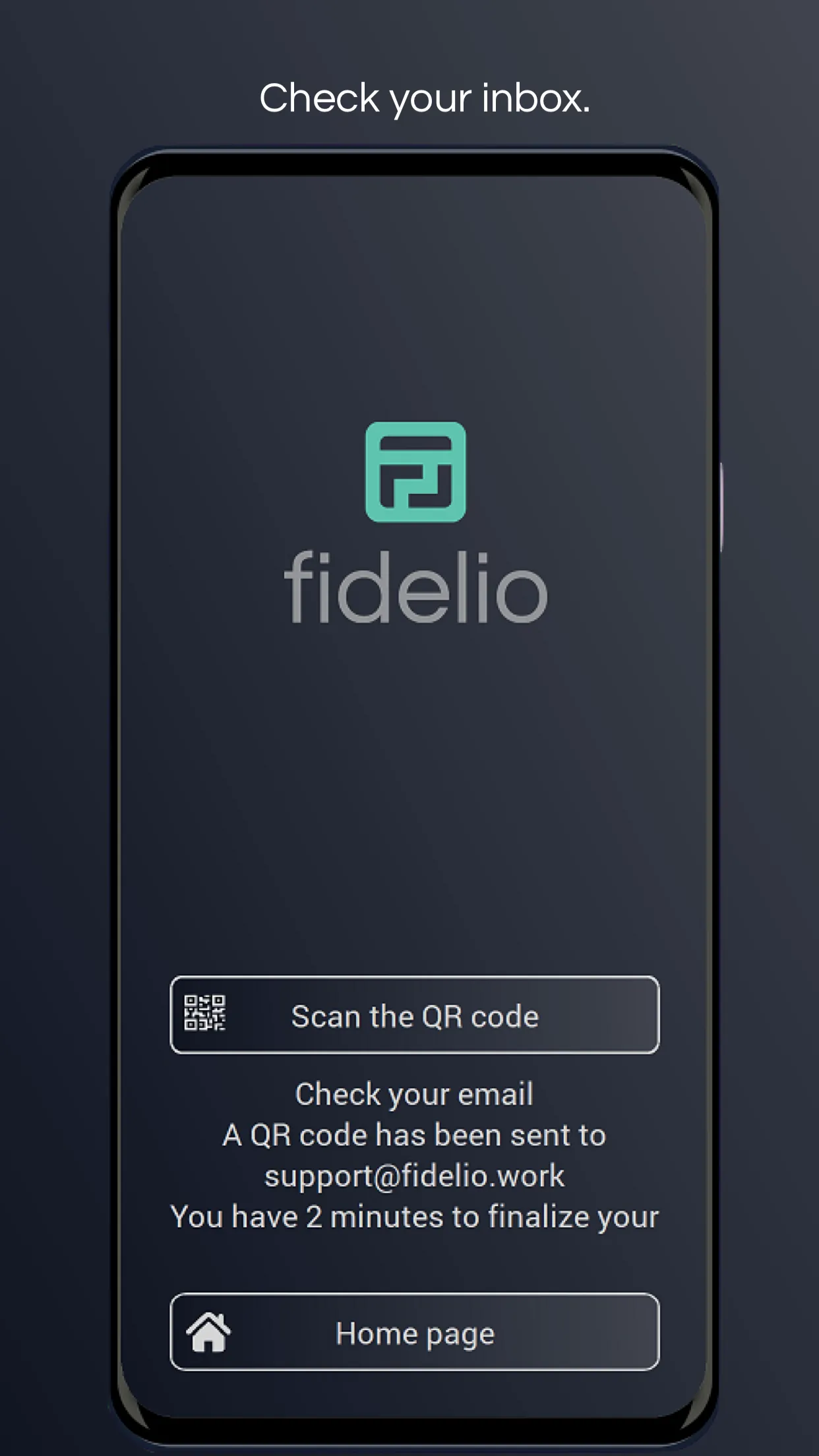 Fidelio Password-less Login | Indus Appstore | Screenshot