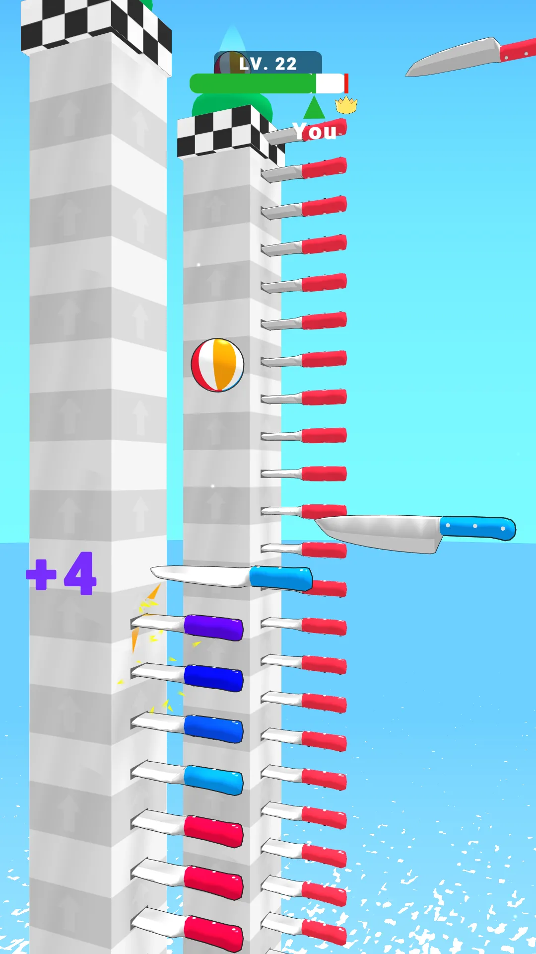 Ball Up: Knife Racing | Indus Appstore | Screenshot