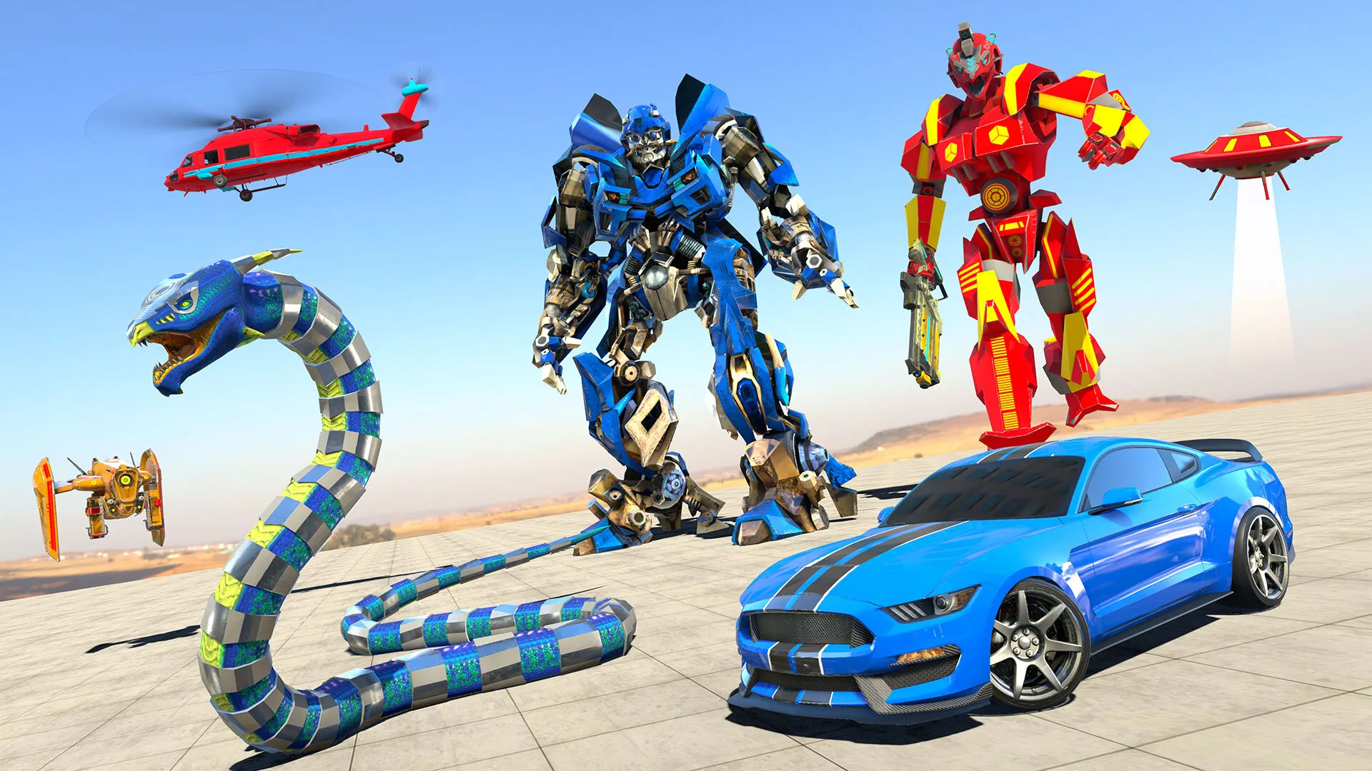 Anaconda Robot Car Robot Game | Indus Appstore | Screenshot