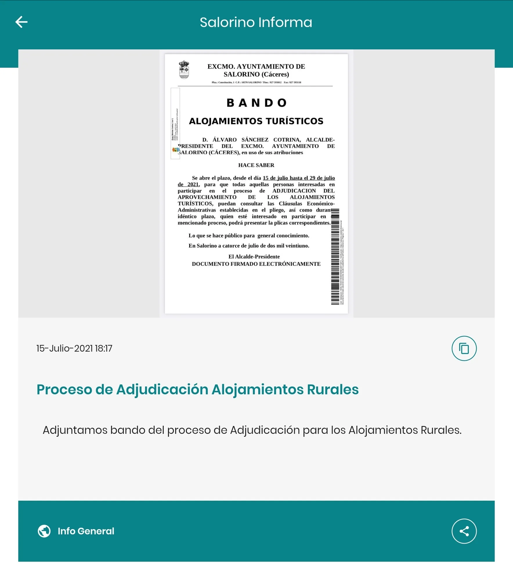 Salorino Informa | Indus Appstore | Screenshot