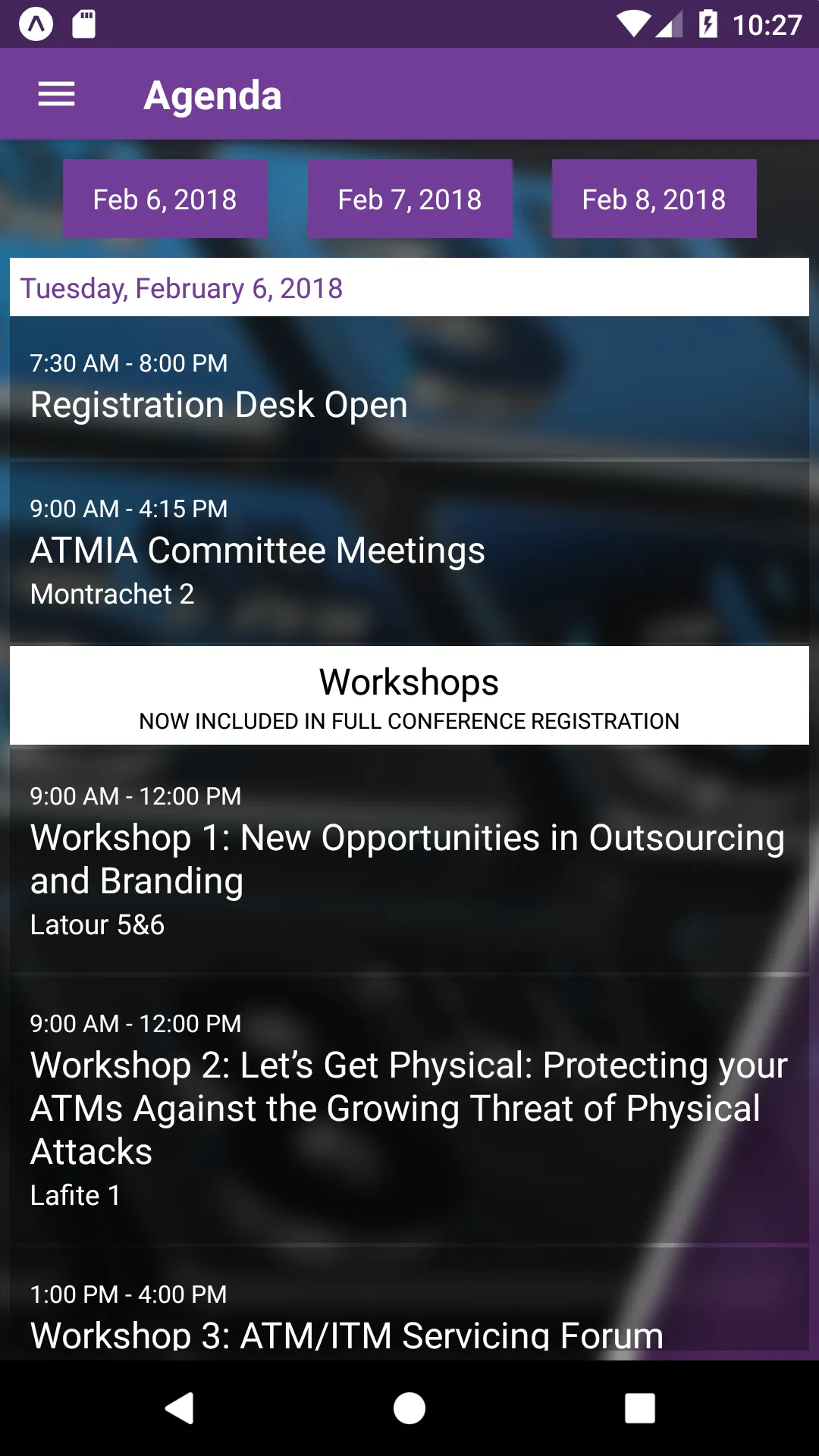 ATMIA Conferences | Indus Appstore | Screenshot