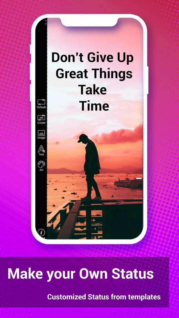 Status Maker - Text on Pic | Indus Appstore | Screenshot