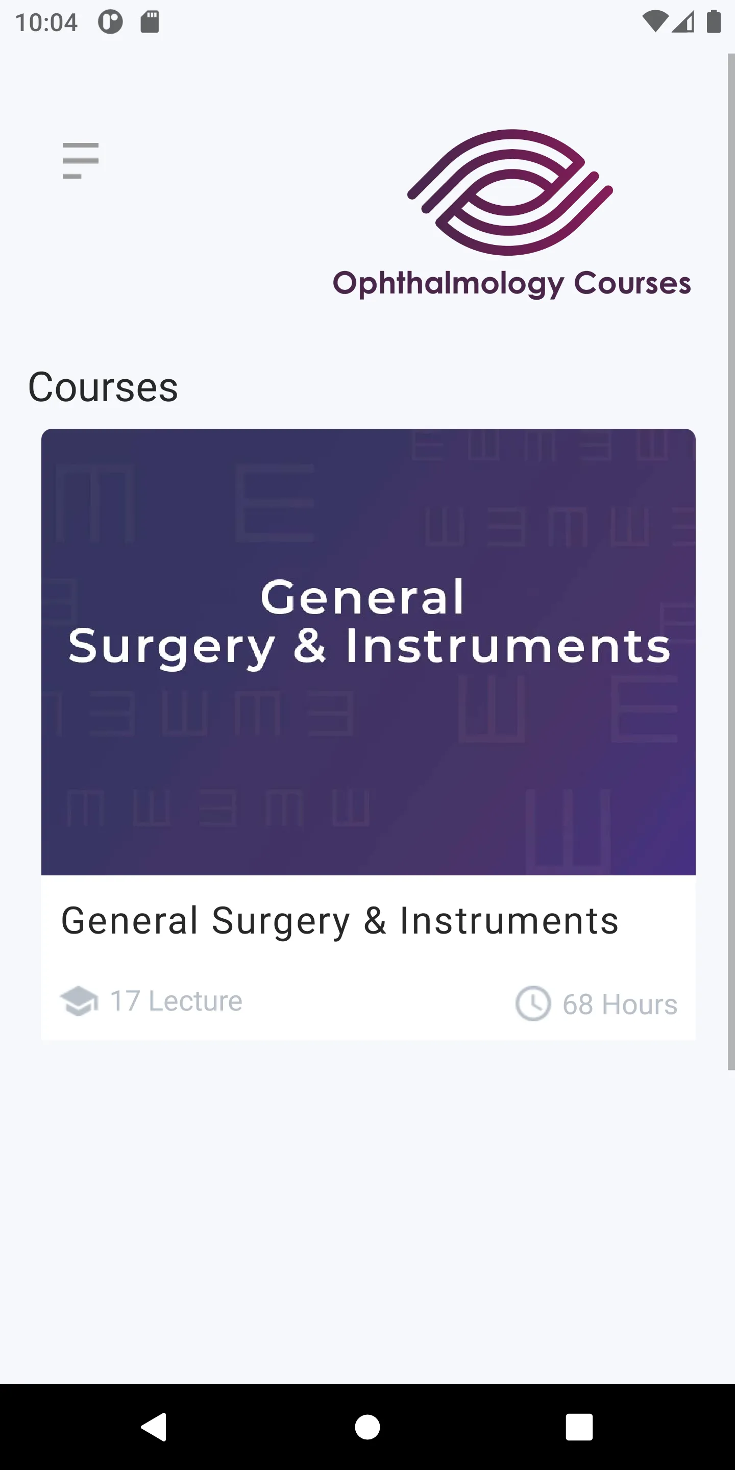 Ophthalmology Courses | Indus Appstore | Screenshot