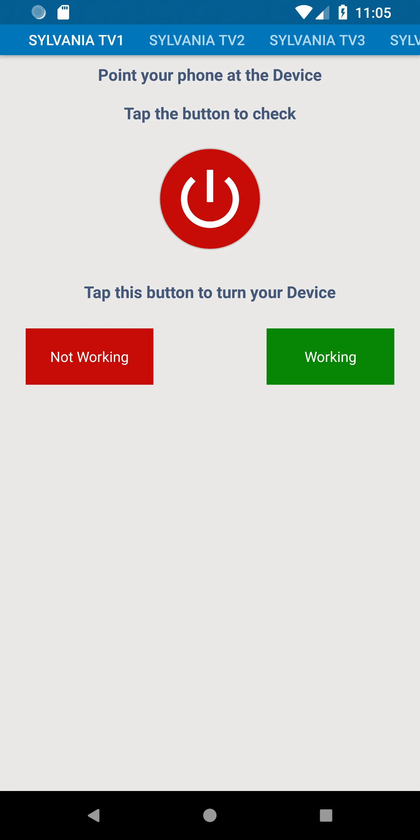 Universal Remote For Sylvania | Indus Appstore | Screenshot