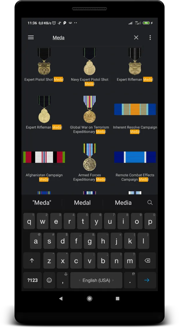 US Forces awards | Indus Appstore | Screenshot