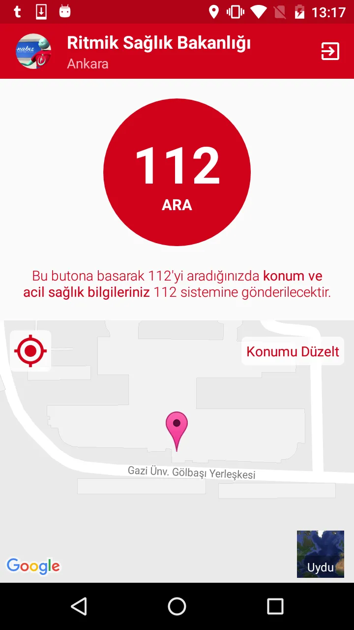 112 Acil Yardım Butonu | Indus Appstore | Screenshot