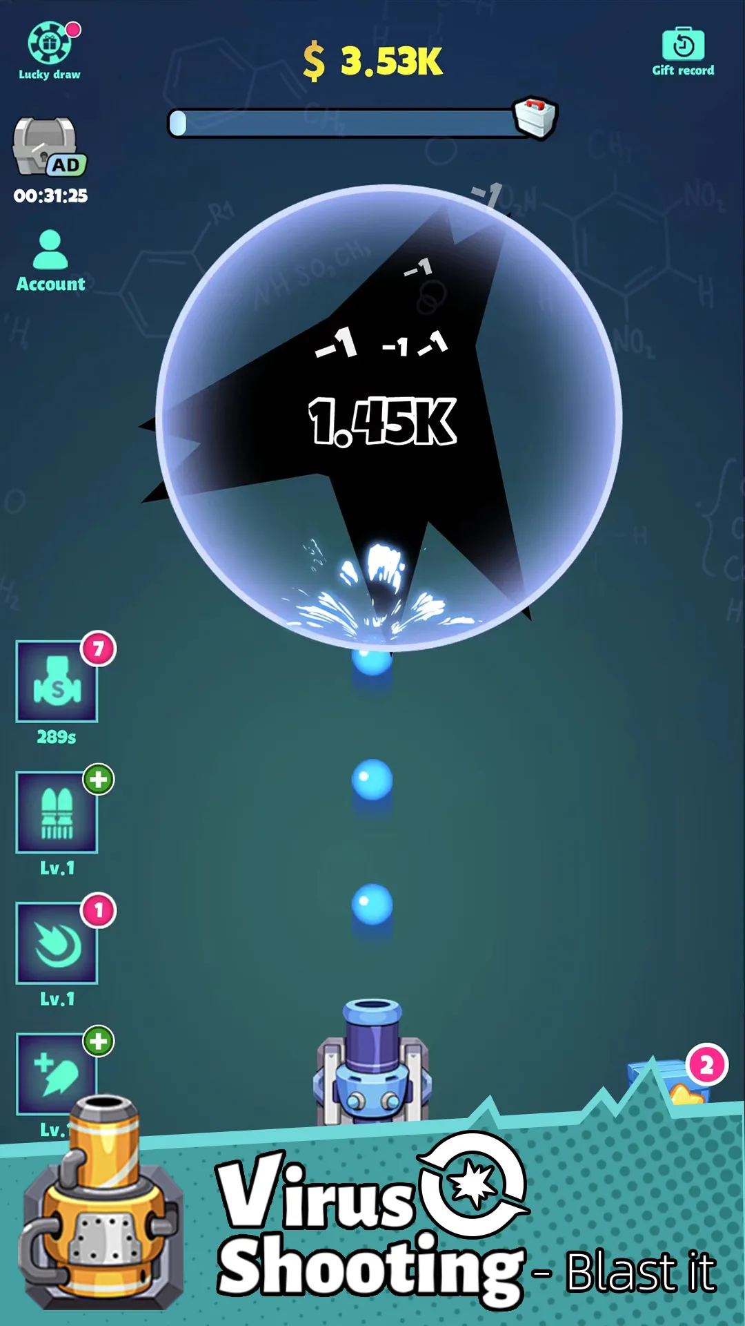 Virus Shooting -  Blast it | Indus Appstore | Screenshot